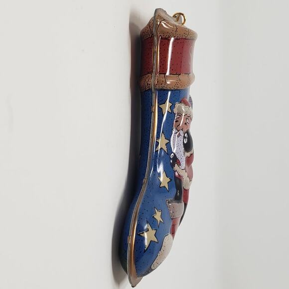 1997 Hallmark Son Pressed Tin Handcrafted Keepsake Holiday Christmas Ornament. - Picture 7 of 9